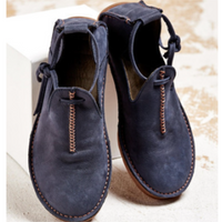 Leonie | Damen Schnür-Stiefeletten in Blau