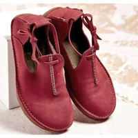 Leonie | Damen Schnür-Stiefeletten in Rot