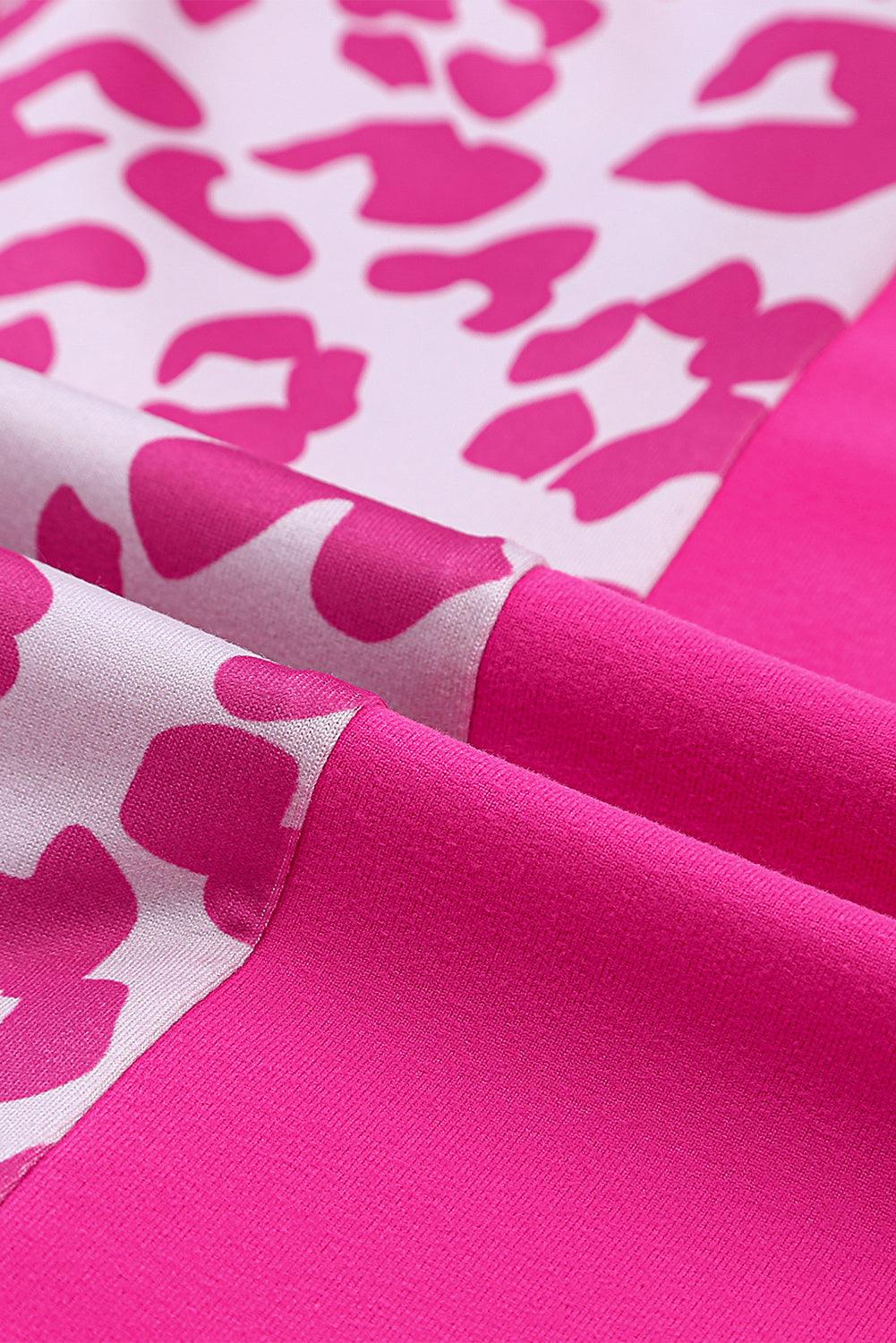 Fudus | Leoparden Shirtkleid Mit Schlitzen