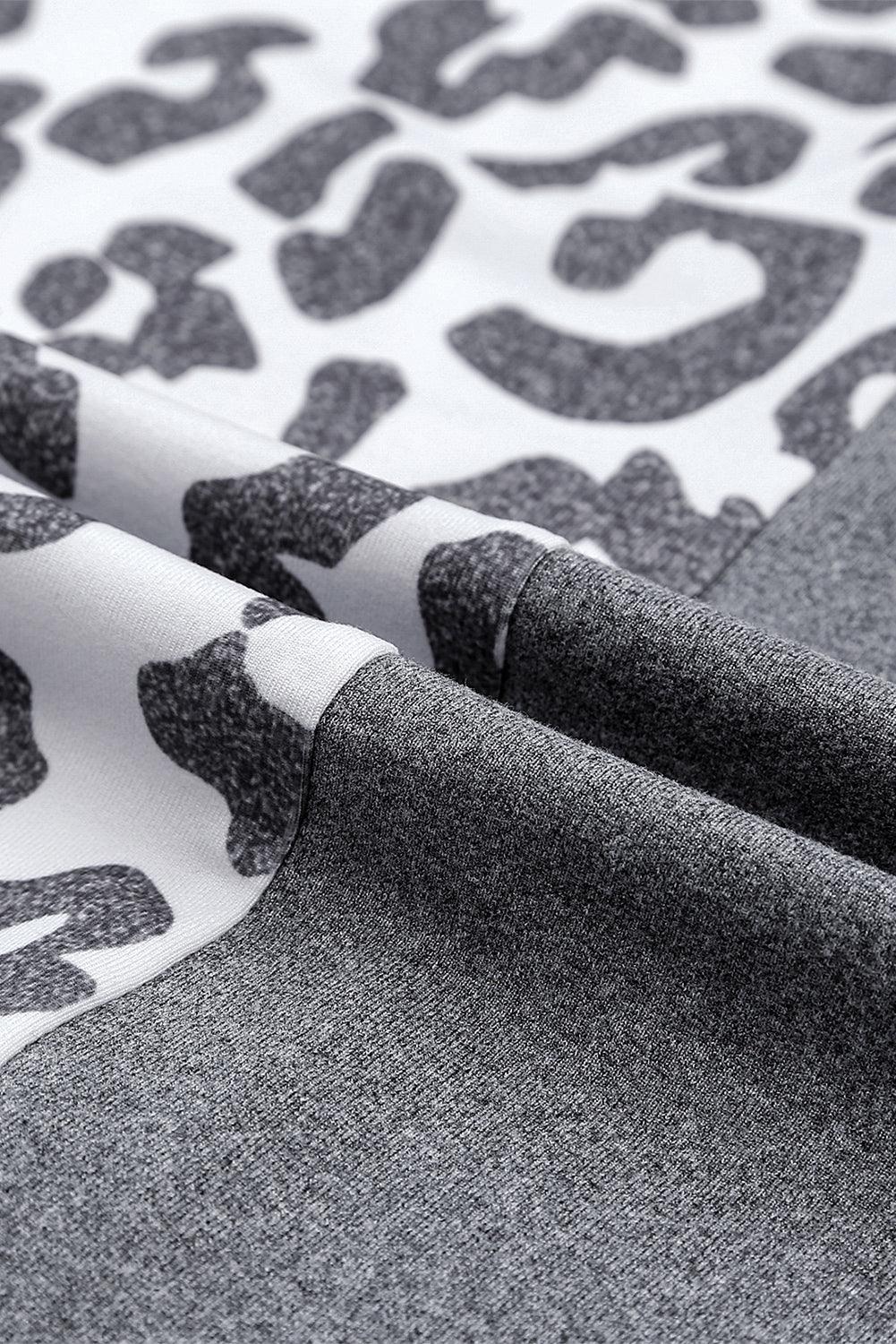 Fudus | Leoparden Shirtkleid Mit Schlitzen