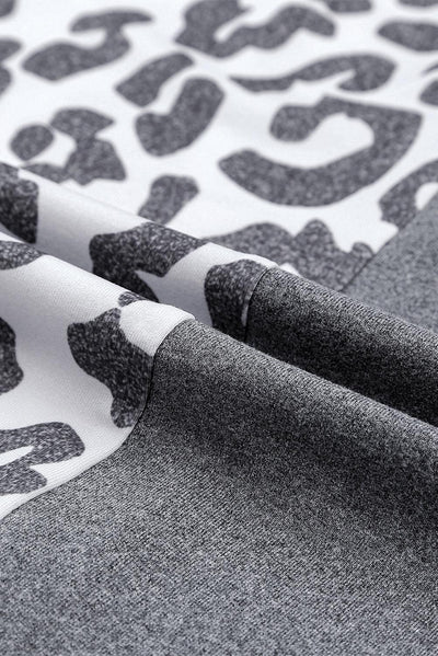 Fudus | Leoparden Shirtkleid Mit Schlitzen