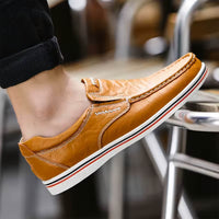 Levin | Herren Loafer Slipper Slip-on Freizeitschuh in Braun