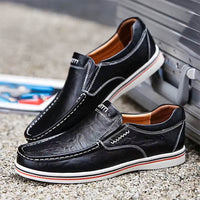 Levin | Herren Loafer Slipper Slip-on Freizeitschuh in Schwarz