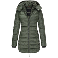 Lieselotte | Warme Winterjacke mit Kapuze in Grün
