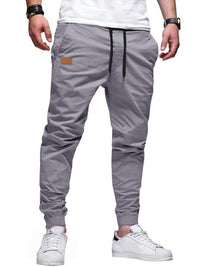 Finn | Gerade Casual-Hose mit Stretch (1+1 Gratis) in Hellgrau