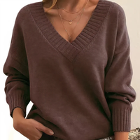Lina | Weicher Kaschmir Pullover in Braun