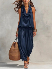 Liora | Elegantes zweiteiliges Lounge-Set in Dunkelblau