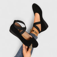 Liselotte | Damen Orthopädische Mary Jane Schuhe in Schwarz