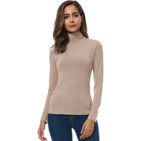 Lorelei | Weicher Rollkragenpullover in Khaki