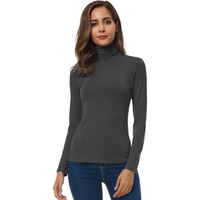 Lorelei | Weicher Rollkragenpullover in Dunkelgrau