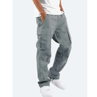 Luis | Herren Relaxed Cargohose mit Taschen in Grau