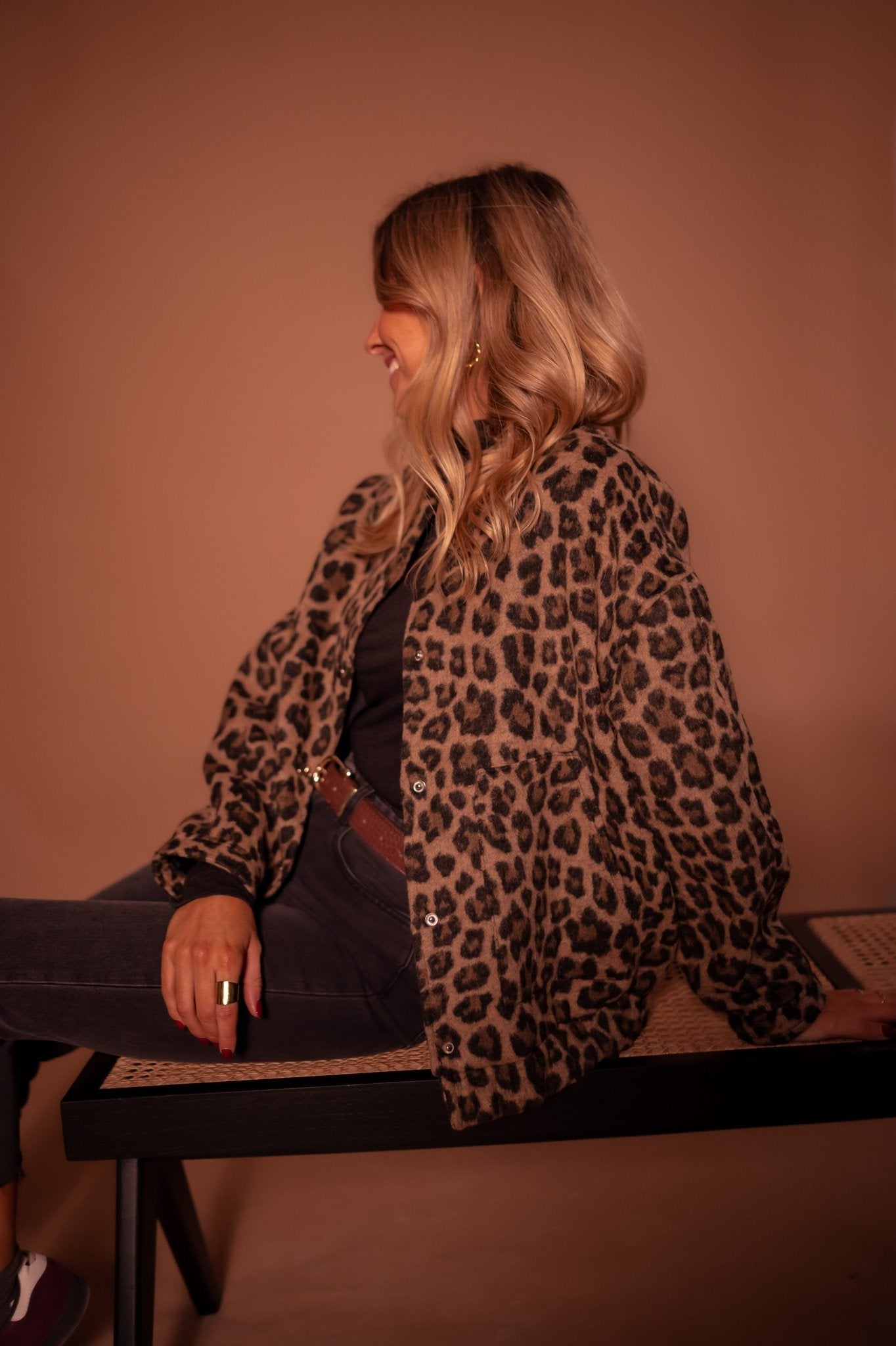 Fudus | Trendy Jacke mit Leopardenprint
