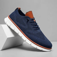 Lyon | Herren Atmungsaktive Komfort Freizeitschuhe in Blau