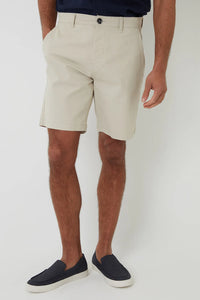 Kurze Chino-Shorts mit mehreren Taschen für Herren | Ideal für die Sommersaison in Hellbeige