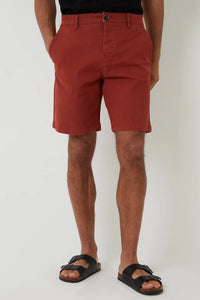 Kurze Chino-Shorts mit mehreren Taschen für Herren | Ideal für die Sommersaison in Terrakotta