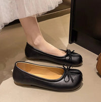 Yumi | Japanische Tabi Split-Toe Ballerinas in Schwarz