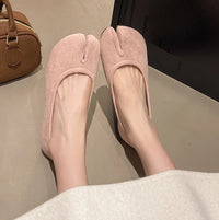 Yumi | Japanische Tabi Split-Toe Ballerinas in Beige