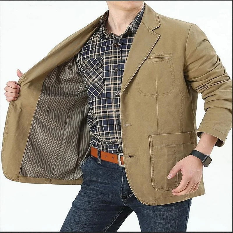 Nnamdi- Militärischer Blazer für Herren