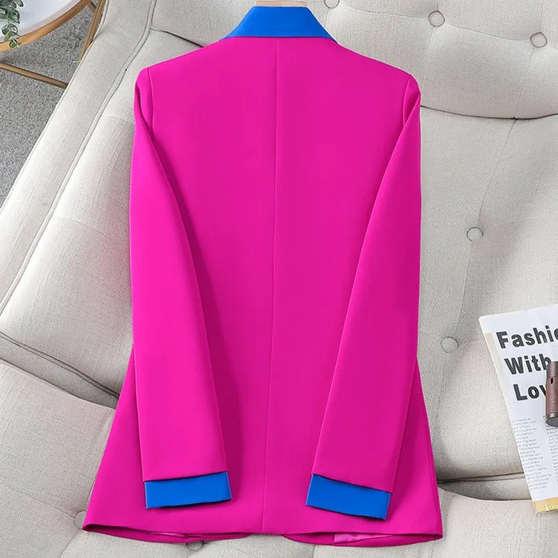 Chelsea - Blazerjacke mit Schmaler Passform und Patchwork für Frauen