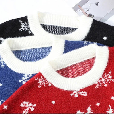 Laib - Warmer Strickpullover mit Vintage-Weihnachtsmotiven für Männer