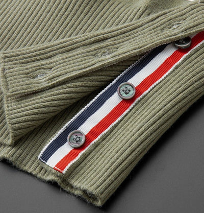 Martin - Strickpullover mit Rollkragen und Streifendesign für Männer