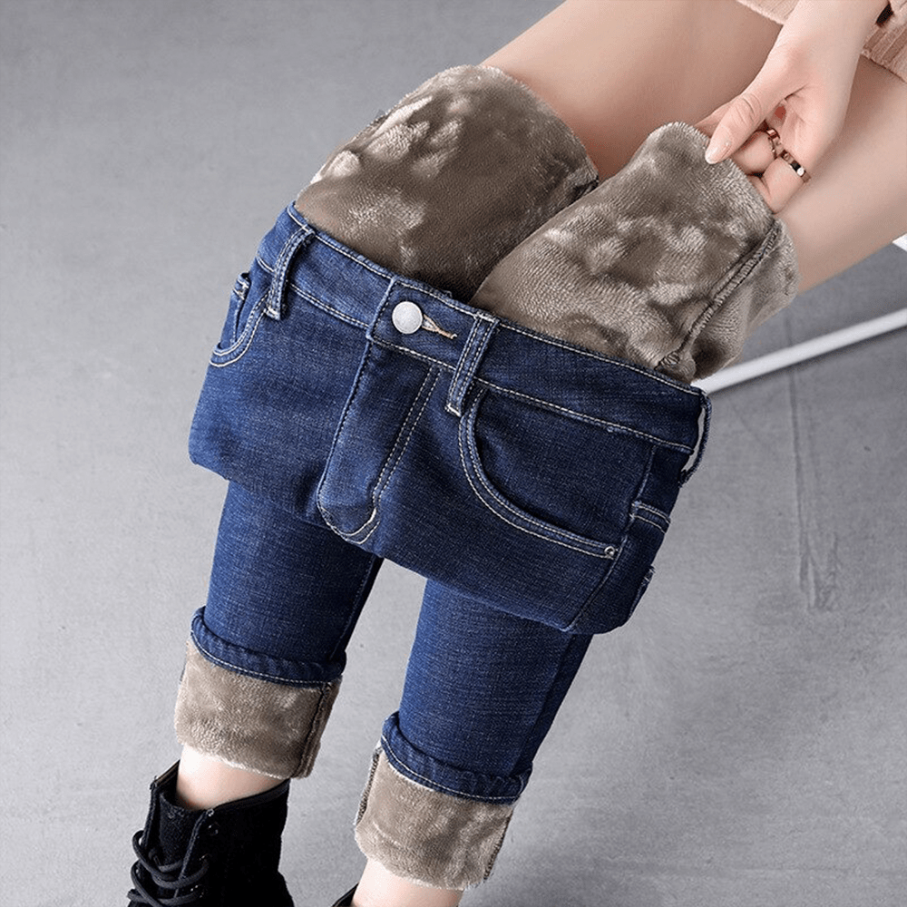 Galenja | Warme Fleece-Jeans