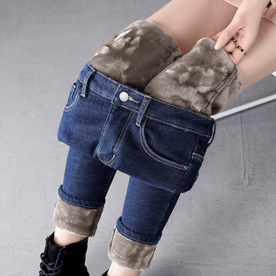 Galenja | Warme Fleece-Jeans