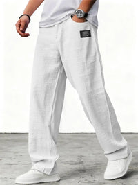 Marei | Elegante Atmungsaktive Leinenhose in Weiß