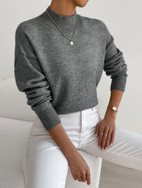 Yvonne™ | Eleganter und warmer Pullover in Grau