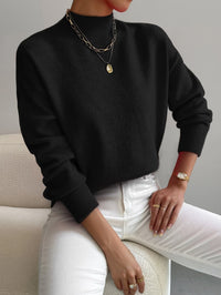 Yvonne™ | Eleganter und warmer Pullover in Schwarz