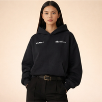 Maria | Kuscheliger Alltags-Hoodie in Schwarz