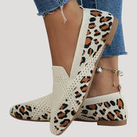 Marlene | Damen Slip-On Gestrickte Sneaker in Braun