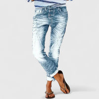 Marliesel | Damen Straight Leg Jeans in Hellblau