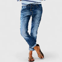 Marliesel | Damen Straight Leg Jeans in Blau