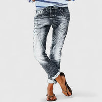 Marliesel | Damen Straight Leg Jeans in Grau