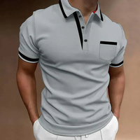 Mats | Herren Poloshirt Für Freizeit in Grau