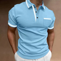 Mats | Herren Poloshirt Für Freizeit in Blau
