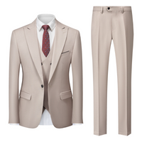 Maximilian | Herren Business Anzug Set in Beige