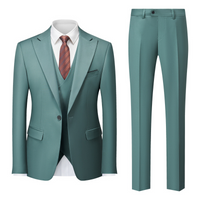 Maximilian | Herren Business Anzug Set in Turkis