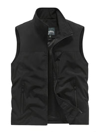 Maximilian | Herren Leichte Outdoor Weste in Schwarz