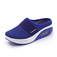 Meike | Damen Slip-On Sneaker mit Luftkissensohle in Dunkel Blau