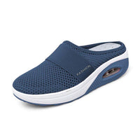 Meike | Damen Slip-On Sneaker mit Luftkissensohle in Blau