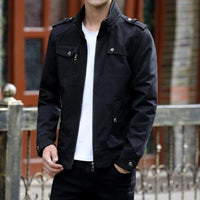 Alexander | Herrenjacke mit Taschen in Schwarz