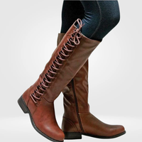 Mia | Orthopädische Komfort Stiefel in Braun