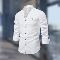 Moritz | Herren Langarmshirt Vielseitig in Weiß