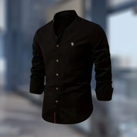 Moritz | Herren Langarmshirt Vielseitig in Schwarz