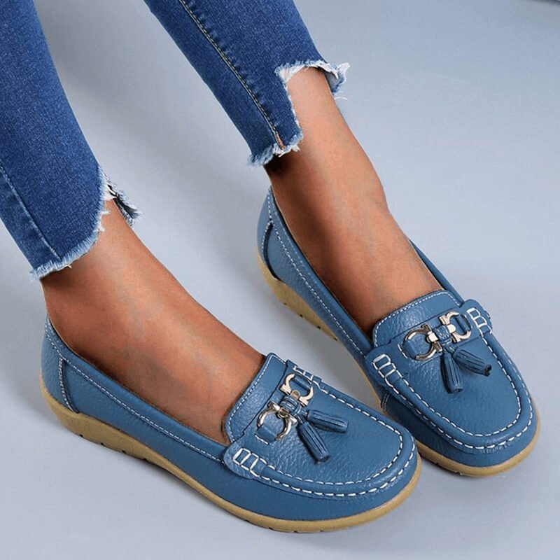 Lederloafer für Damen