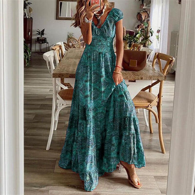 Boho Maxikleid für Damen