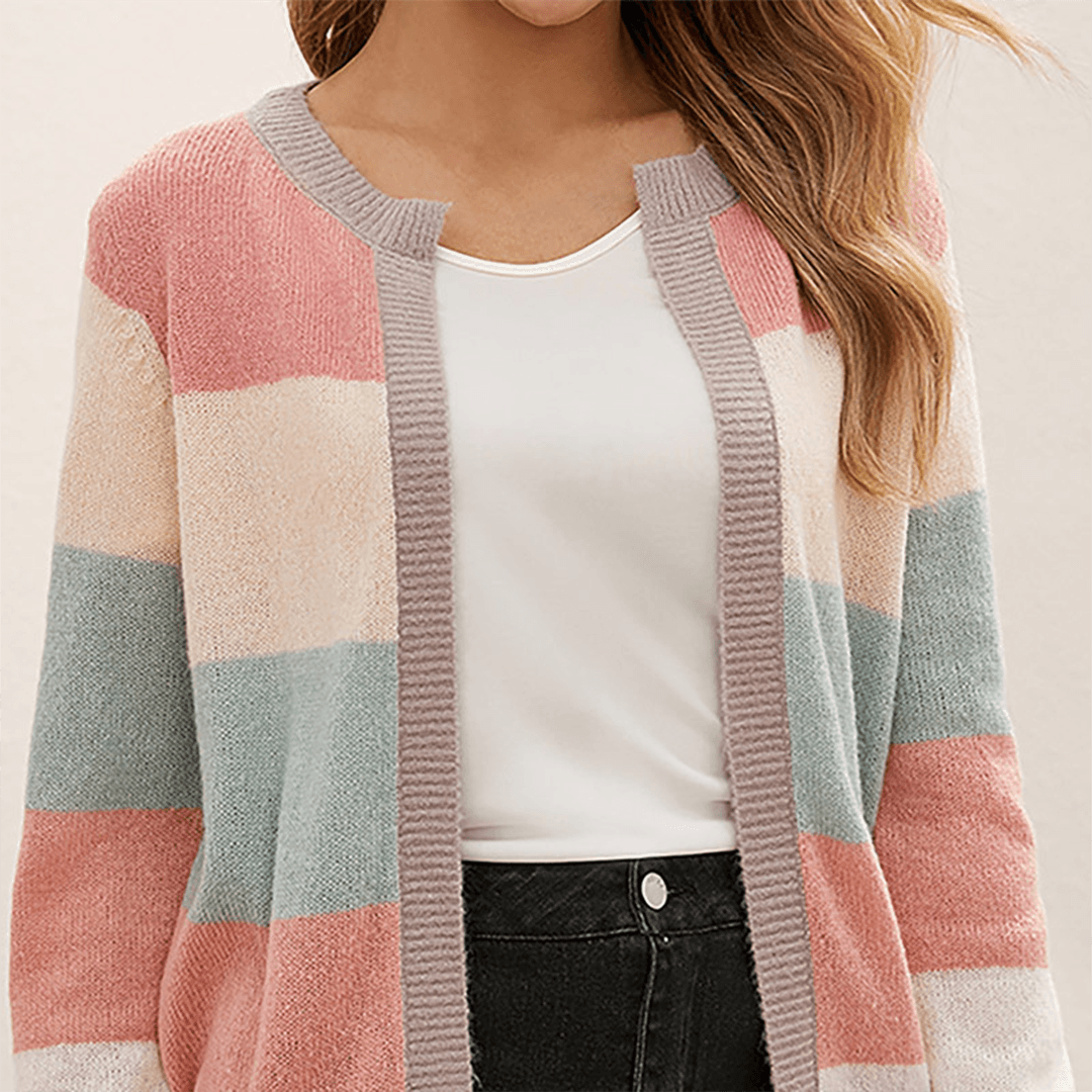 Neci | Stylisches Damen-Cardigan mit dicken Streifen