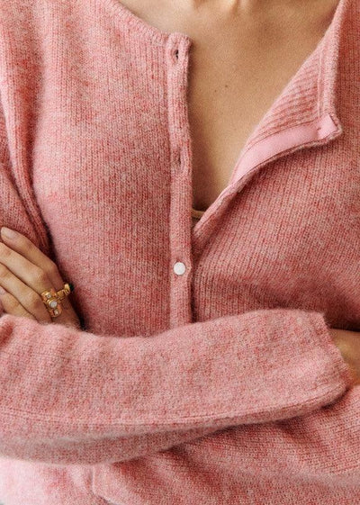 Neysha | Casual Damen Strickjacke mit Knöpfen